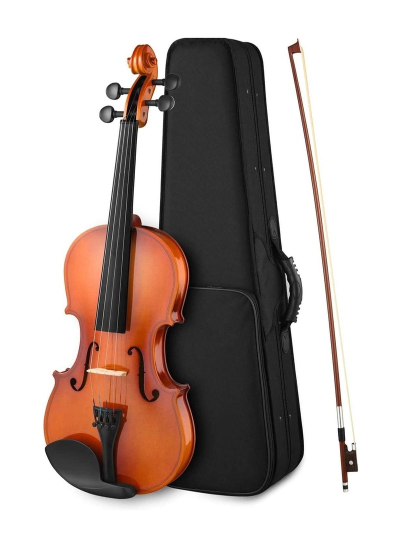 null - 1/4 Acoustic Violin Case Bow Rosin - Image 1