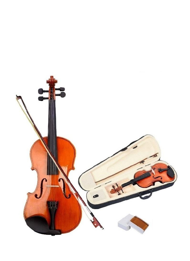 null - 1/4 Acoustic Violin Case Bow Rosin - Image 1