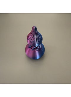 [Decompression Gourd] Chattering Explosions Fun Finger Toy 3D Printing Gourd Spiral Cone Assembled High Color Value-Colour:Red And Blue Color [spiral Gourd]