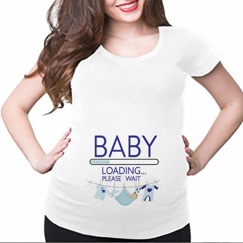 2025 Export Baby Loading Printed Short-Sleeved T-Shirt Women'S Tops - Image 1