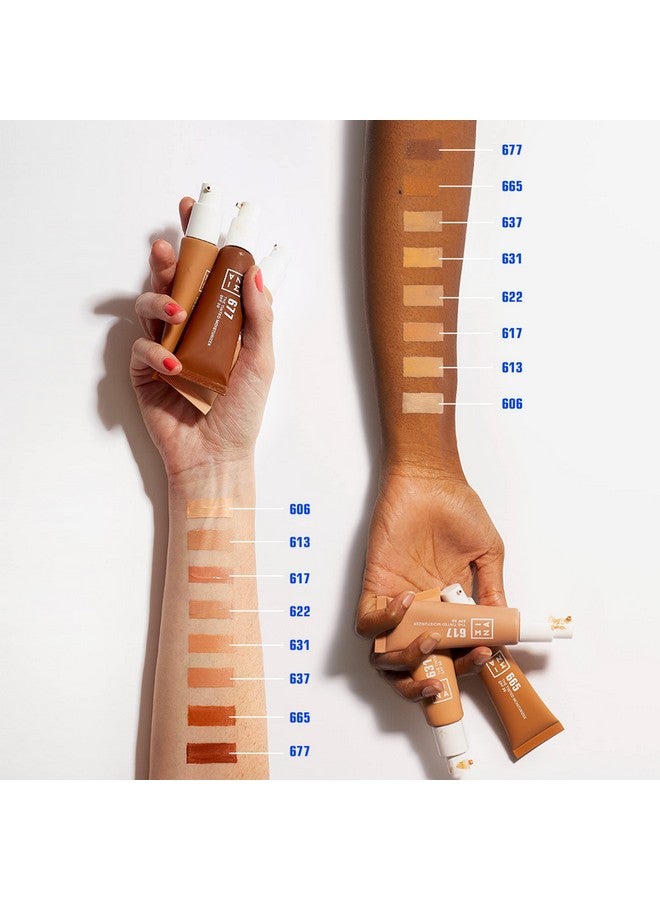 3INA 631 Tinted Moisturizer For Face With Spf 30 Sun Beige Bb Cream With Light To Medium Coverage Hyaluronic Acid Moisturizer For All Skin Tones Vegan Cruelty And Paraben Free Make Up 1 Oz - Image 4