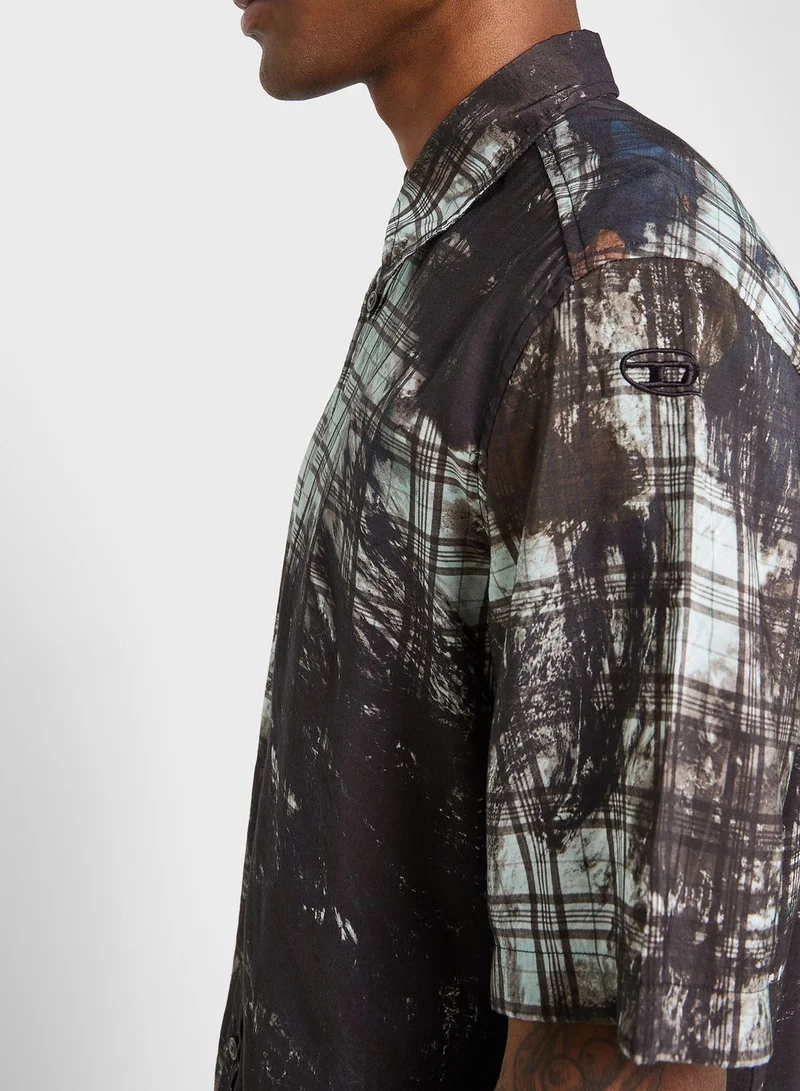 DIESEL  Graphic Crew Neck T-Shirt for Men | Best Price UAE