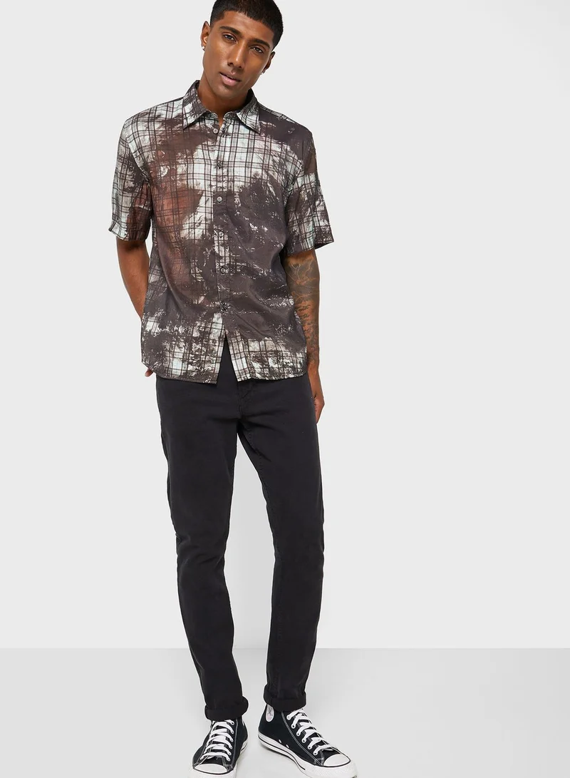 DIESEL  Graphic Crew Neck T-Shirt for Men | Best Price UAE