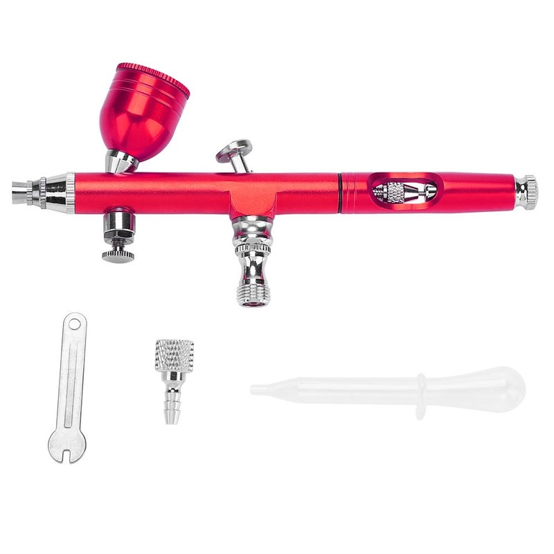 klarako Gravity Feed Airbrush Spray, High Precision Gravity Feed Airbrush for Art Tattoo Paint Nail Cake Decoration Tools \\u2026 (01) - Image 1