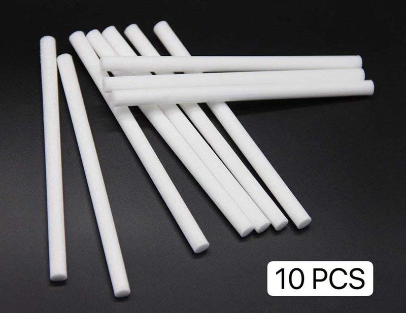MOVTIP Humidifier Cotton Sticks, 10PCS Cotton Filter Sticks for Humidifiers Refill Sticks Filter Replacement Wicks for Portable Personal USB Mini Humidifier 8 x 100mm (10PCS) - Image 5