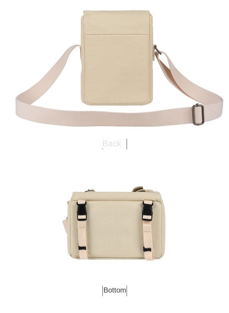 Y&D Canvas Shoulder Camera Bag Messenger Bag for 1 Camera 2 Lens Compatible with Nikon Canon Sony DSLR Mirrorless Camera and Lens  - Image 4