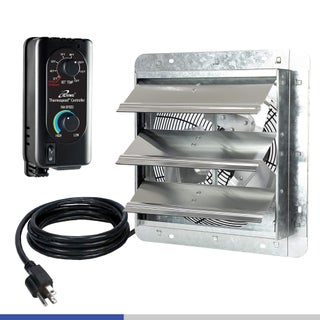 iLiving 10 Wall Mounted Shutter Exhaust Fan Automatic Shutter with Thermostat and Variable Speed controller 65W 820 CFM 1200 SQF Coverage Area Silver ILG8SF10VST - pzsku/ZE8B3438A08837EBBB9D1Z/45/1749489781/85285c06-ac23-4da6-90d9-b106c0eba146