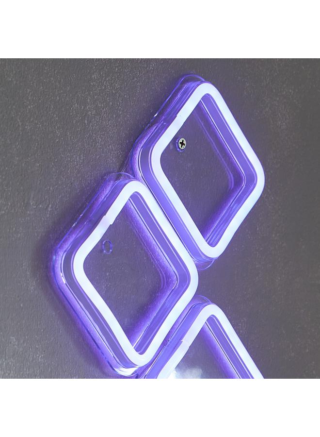 Home Box Lyn Blocks Frame LED Neon Light - 30x2x20 cm - Image 3