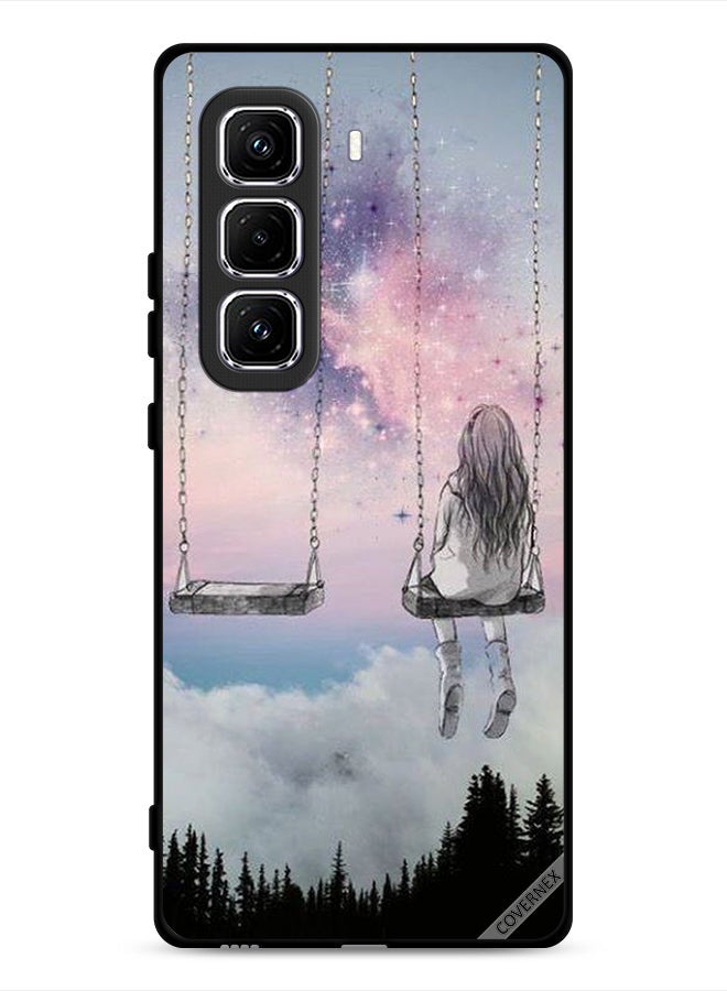 Covernex Infinix Hot 50 Pro 4G Protective Case Cover Lonely Girl Art - Image 1