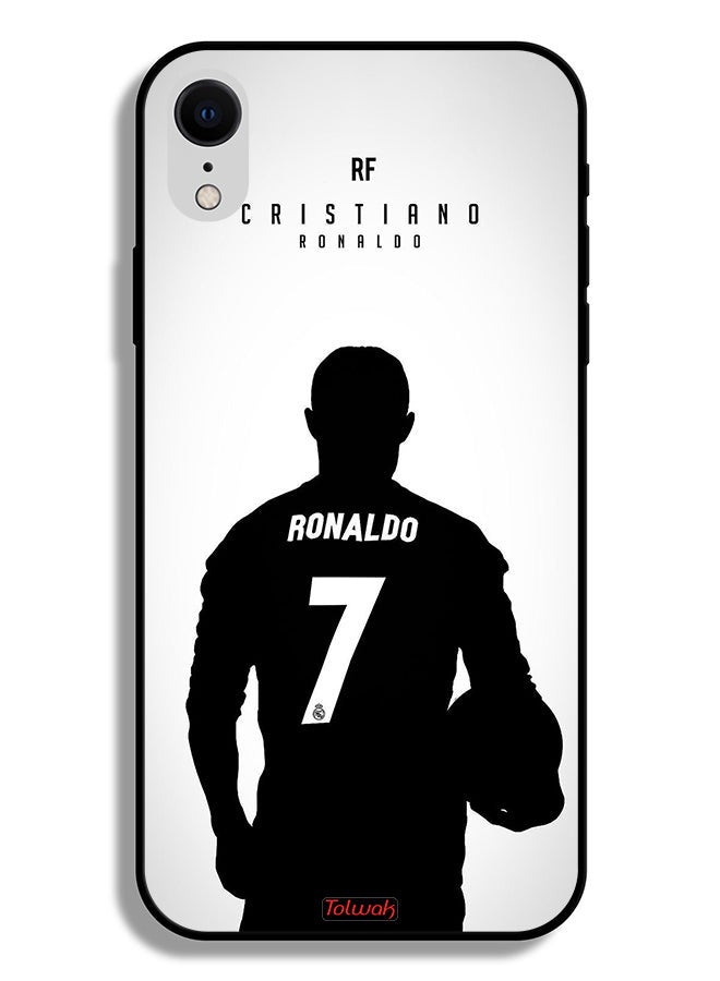 Tolwak Apple iPhone XR Protective Case Cristiano Ronaldo Mask - Image 2