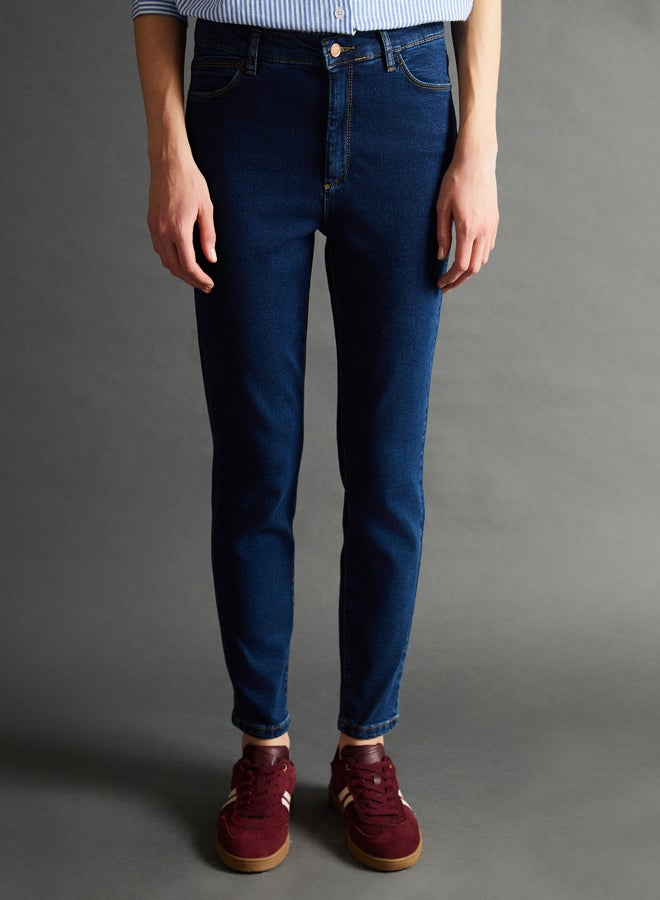 LC WAIKIKI High Waisted Slim Fit Women's Denim Trousers  - Image 2