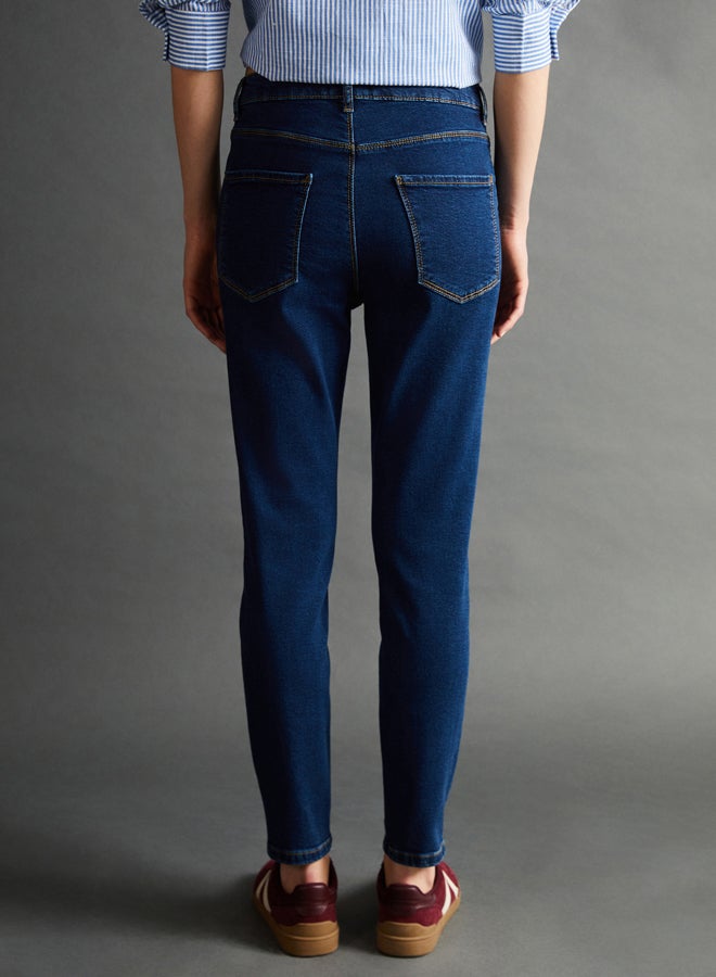 LC WAIKIKI High Waisted Slim Fit Women's Denim Trousers  - Image 4