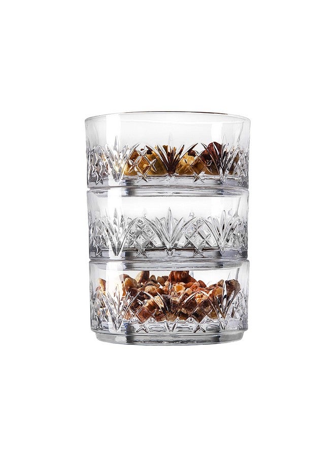 Godinger Snack Bowls, Stackable Nut Bowl Set Of 3 - Dublin Collection - Image 1