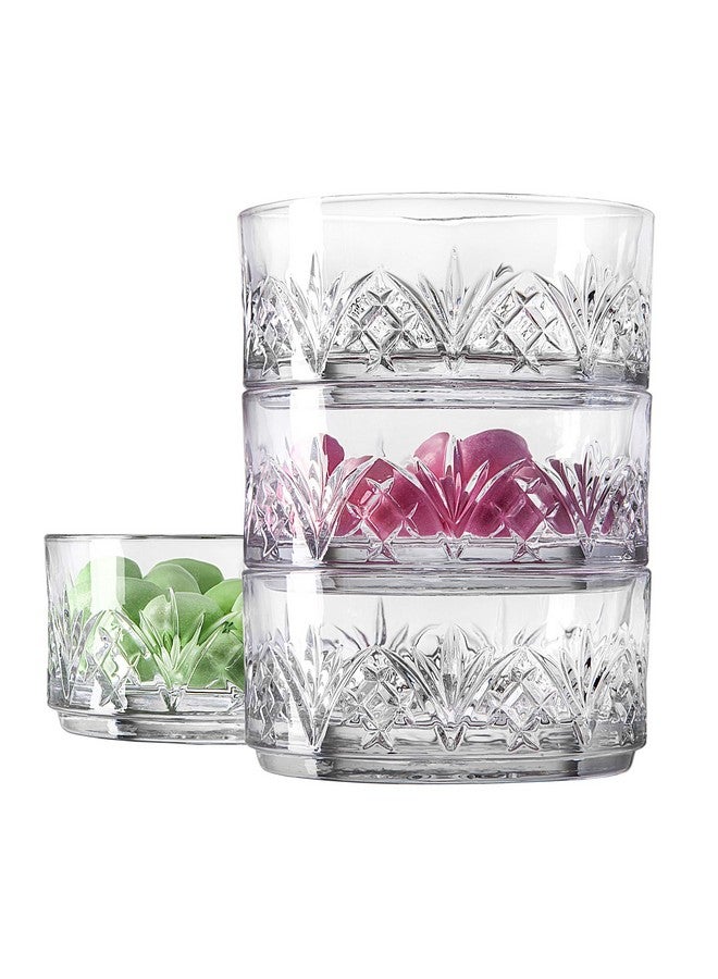 Godinger Snack Bowls, Stackable Nut Bowl Set Of 3 - Dublin Collection - Image 2