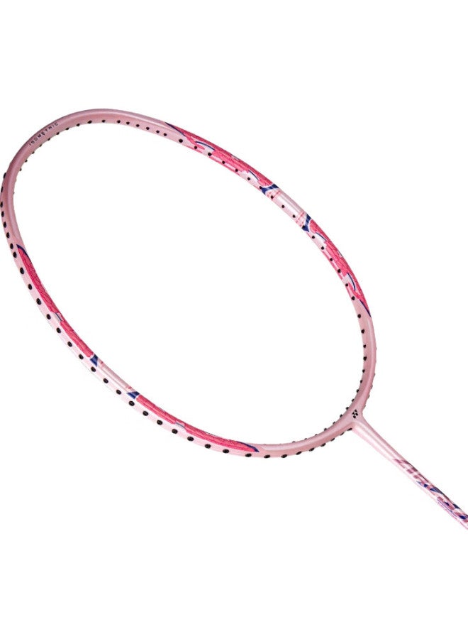 Yonex Badminton Racket, Full Carbon, Precise Ball Control, High-Power Bow Arrow, Arc8, Cherry Blossom Pink, Strung At 24 Pounds, Hand Grip Included - Image 1