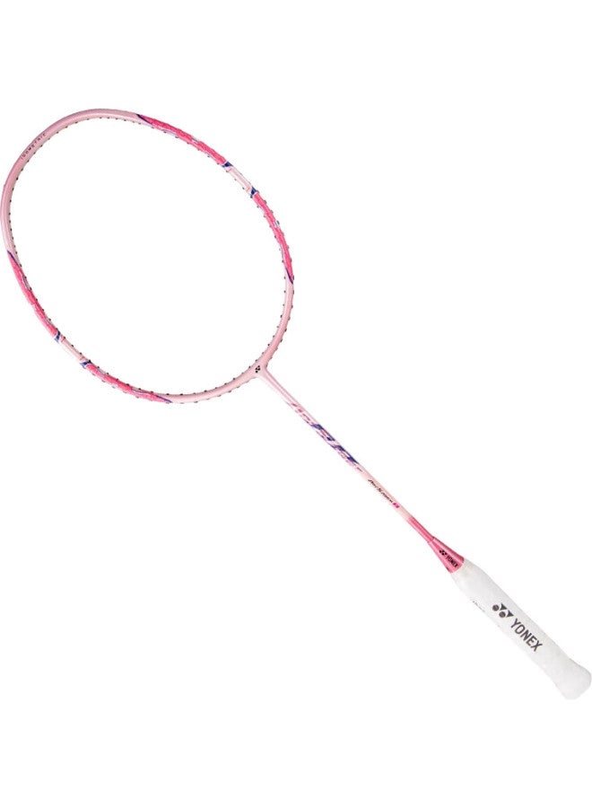 Yonex Badminton Racket, Full Carbon, Precise Ball Control, High-Power Bow Arrow, Arc8, Cherry Blossom Pink, Strung At 24 Pounds, Hand Grip Included - Image 2
