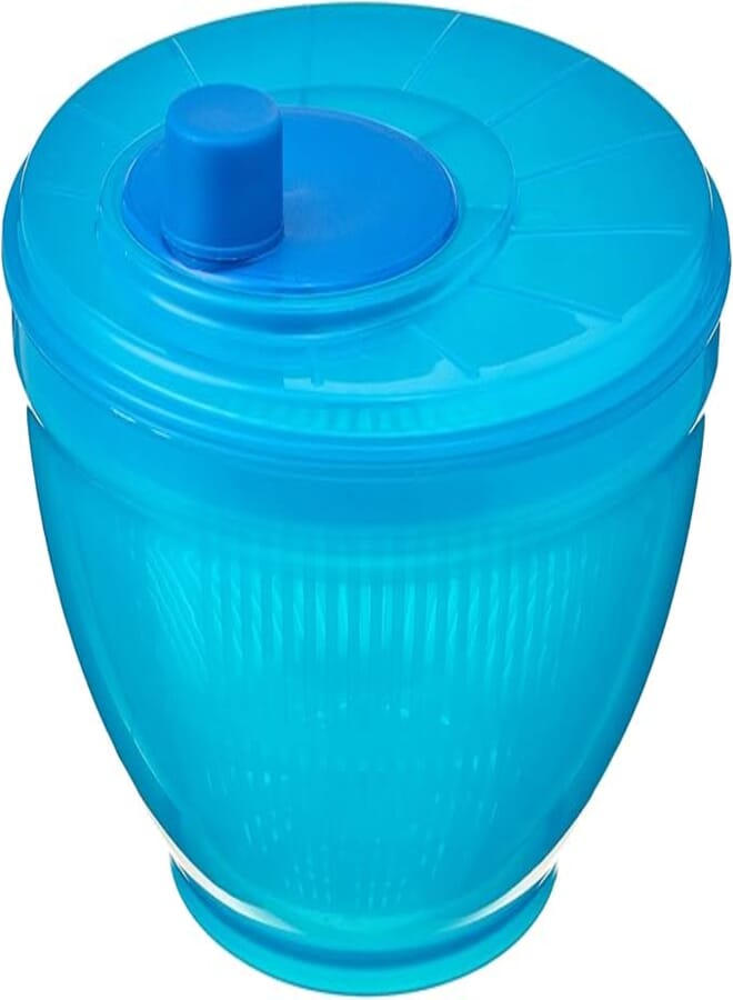 Supernova Plastic Round Colander with Deep Bowl Blue