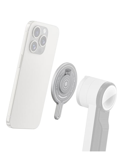 Magnetic Adapter Mount for Insta360 Flow 2 Pro – Aluminum Alloy, Ultra-Slim 4.2mm, MagSafe Lock, Strong Magnetic Phone Clamp, Universal Android Ring – Gimbal Magnetic Module