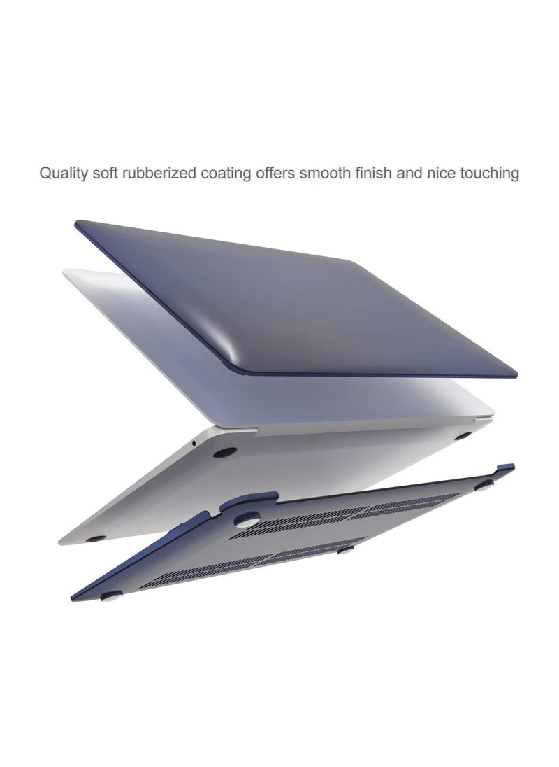 Procases - MacBook Air 13 Inch Case 2020 2019 2018 Release A2337 M1 A2179 A1932, Hard Case Shell Cover for MacBook Air 13-inch Model A2179 A1932 with Keyboard Skin Cover -Black - Image 1