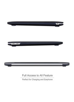 Procases MacBook Air 13 Inch Case 2020 2019 2018 Release A2337 M1 A2179 A1932, Hard Case Shell Cover for MacBook Air 13-inch Model A2179 A1932 with Keyboard Skin Cover -Black  - Image 5