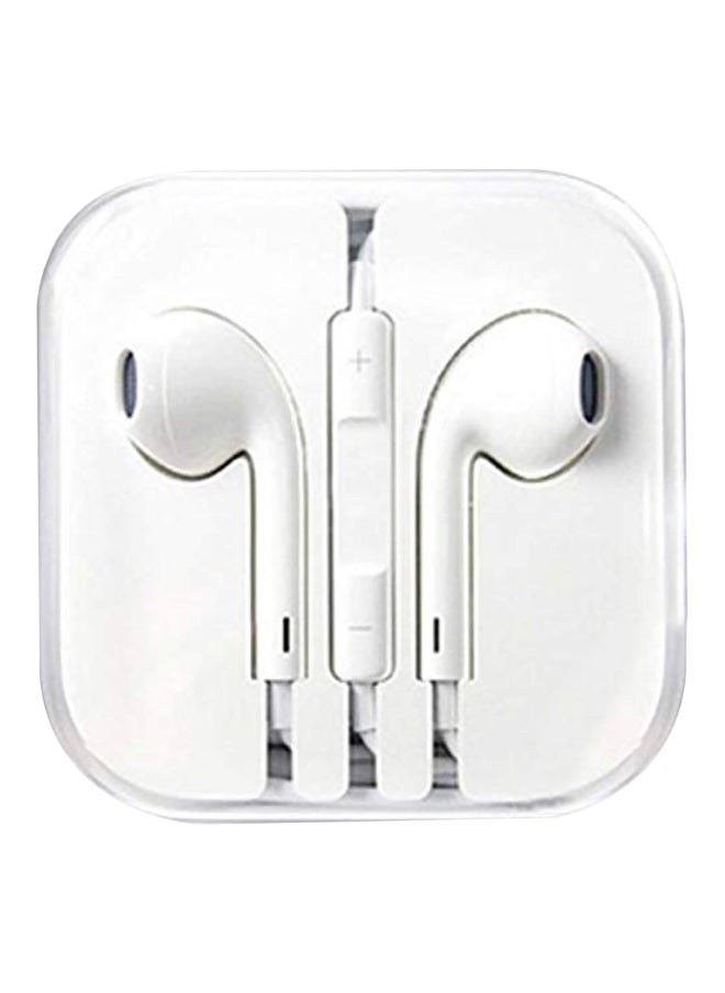 Generic - In-Ear Headsets For Apple iPhone 5/Samsung Mobile Phones With Mic White - Image 1