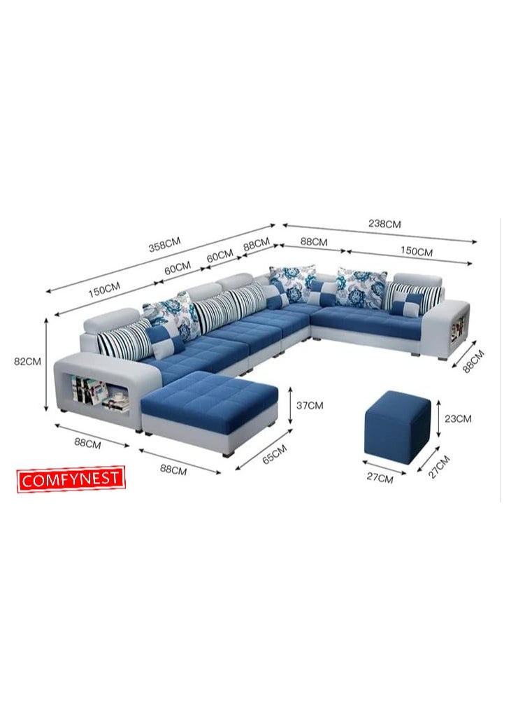 Comfynest New Model Sofa Set 7 Seater Unique Design Perfect For your Living Room  - Image 2