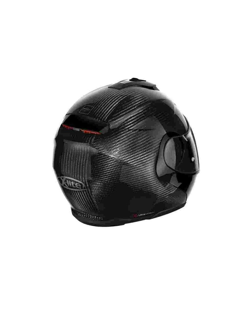 Nolan X-Lite X-1005 Ultra Carbon Dyad 002 Flat Black Flip-Up Motorcycle Helmet - Medium  - Image 2