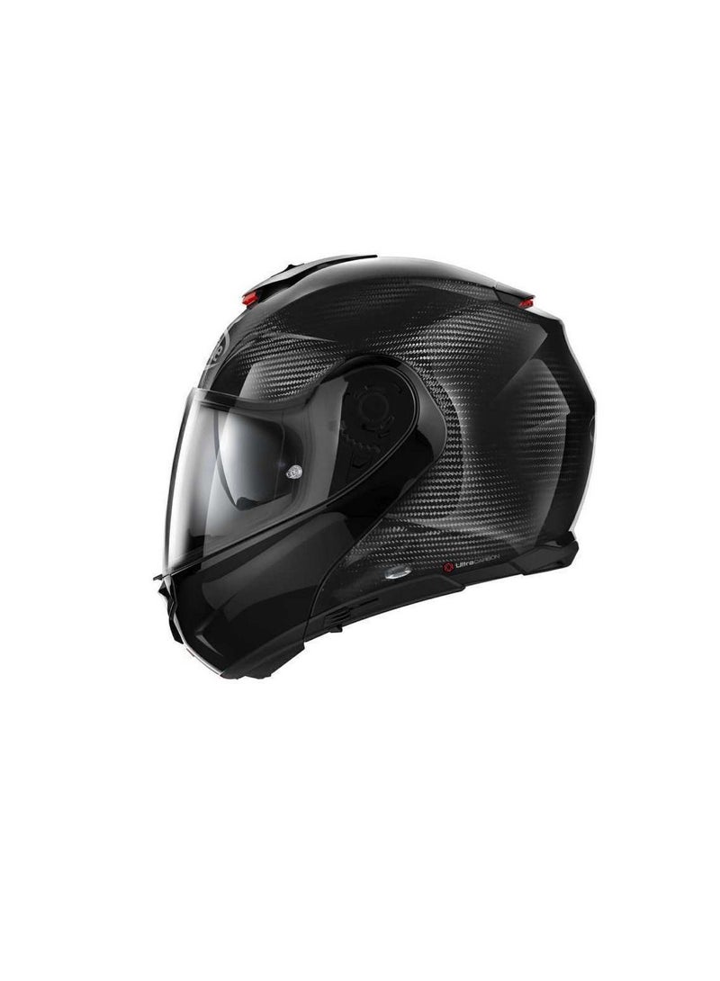 Nolan X-Lite X-1005 Ultra Carbon Dyad 002 Flat Black Flip-Up Motorcycle Helmet - Medium  - Image 4