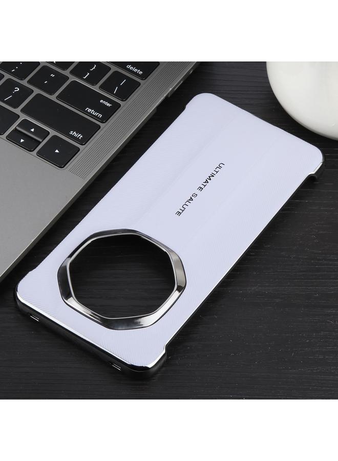 اس-توب جراب لهاتف Huawei Mate 70 RS Ultimate مصنوع من الجلد العادي المطلي بالكهرباء - Image 3