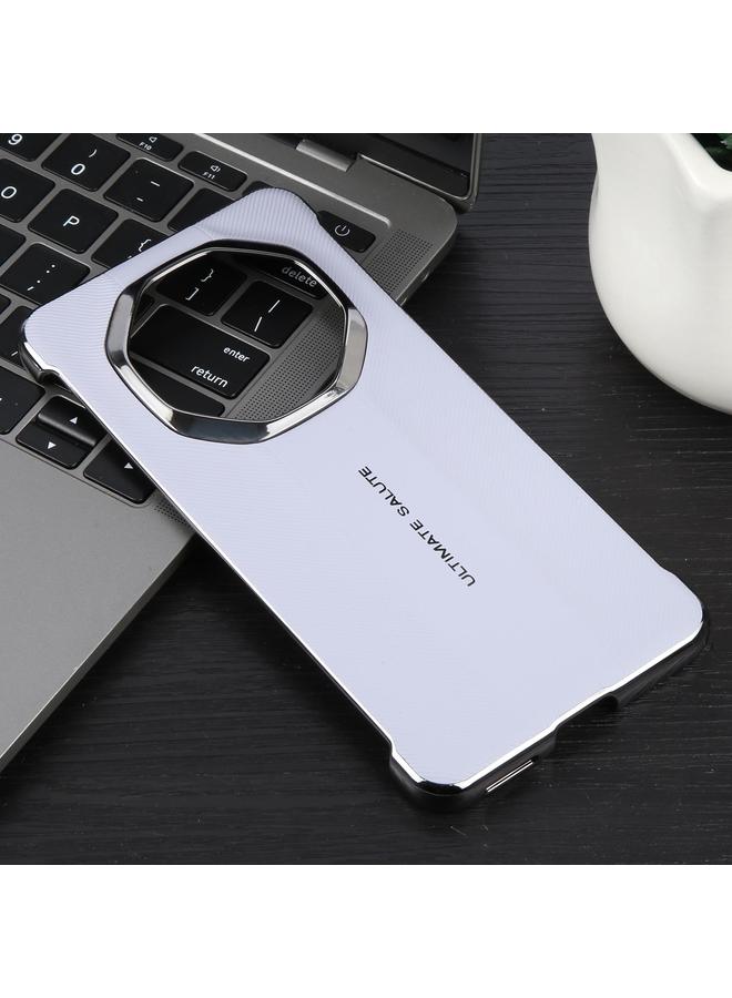 اس-توب جراب لهاتف Huawei Mate 70 RS Ultimate مصنوع من الجلد العادي المطلي بالكهرباء - Image 2