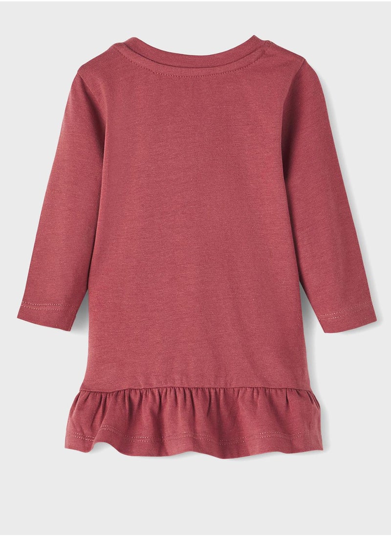 NAME IT - Kids Text Print Top & Floral Sweatpants Set - Image 1