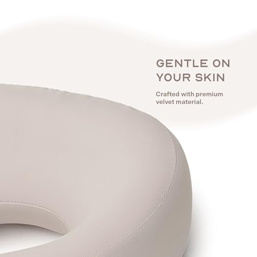 THE ASSEMBLY Assembly Comfortable Travel Neck Pillow - Pure Memory Foam Neck Support, Breathable & Machine Washable Cover, Ideal for Airplane Travel Kit (Biege) - Image 5