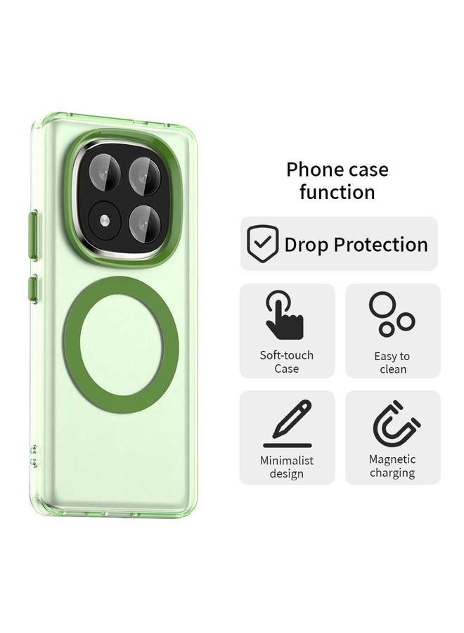 اس-توب جراب لهاتف Redmi Note 14 Pro+ 5G Candy Magsafe PC Hybrid TPU - Image 4
