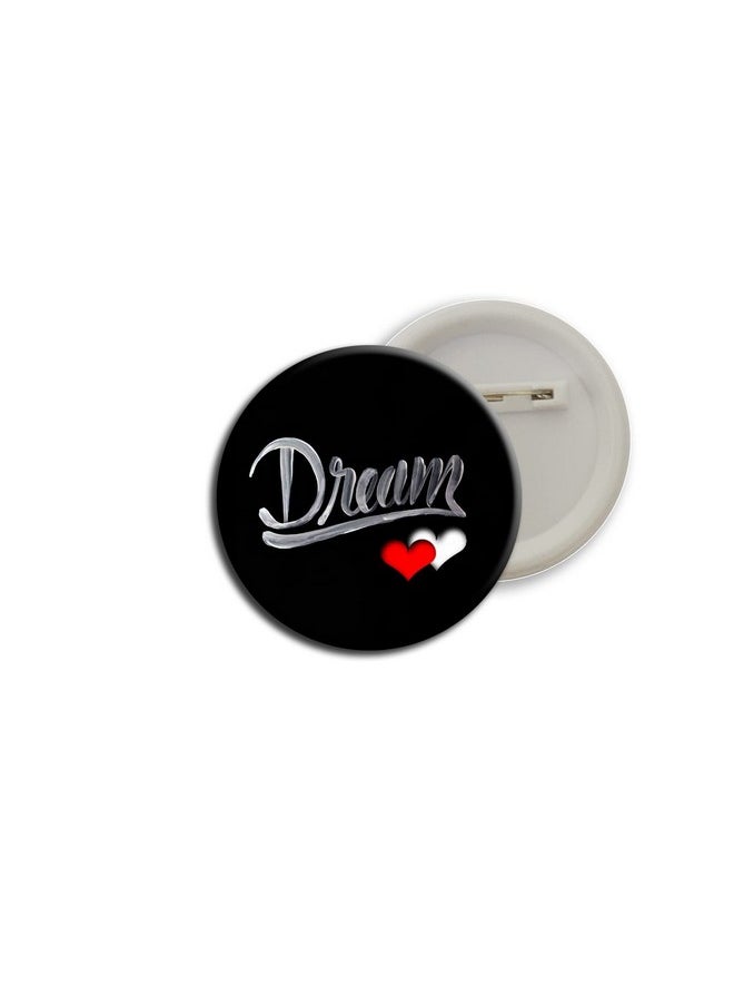 D2c D2C Inspirational - Motivational Quotes Button Badges (Plastic,Multi color,Pack of 5)  - Image 5