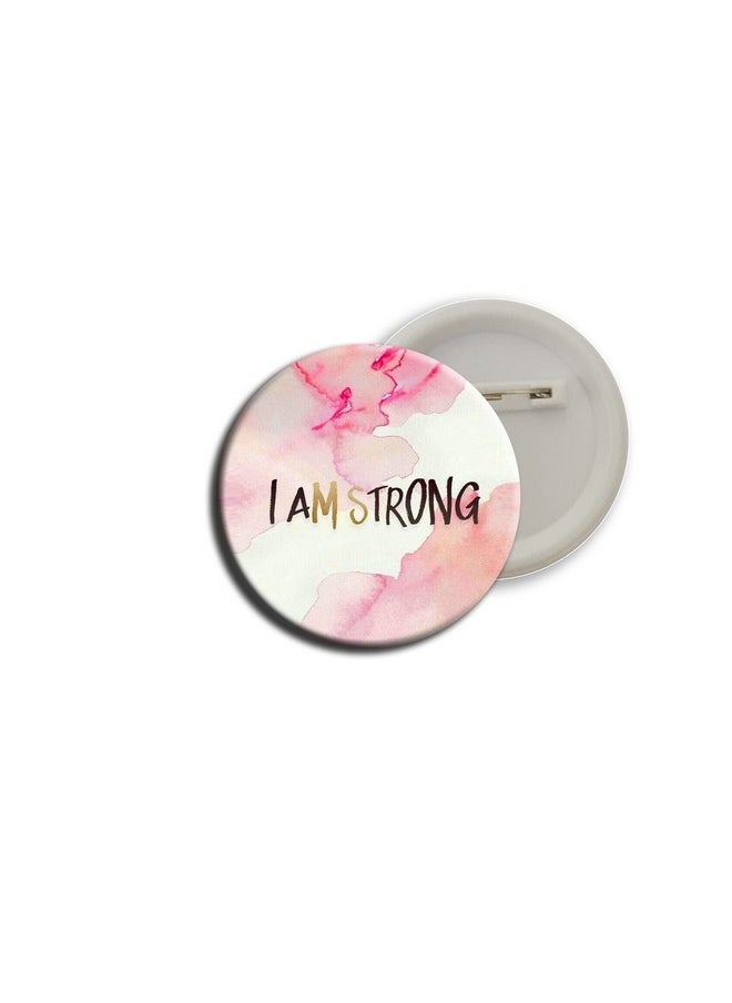 D2c D2C Inspirational - Motivational Quotes Button Badges (Plastic,Multi color,Pack of 5)  - Image 2
