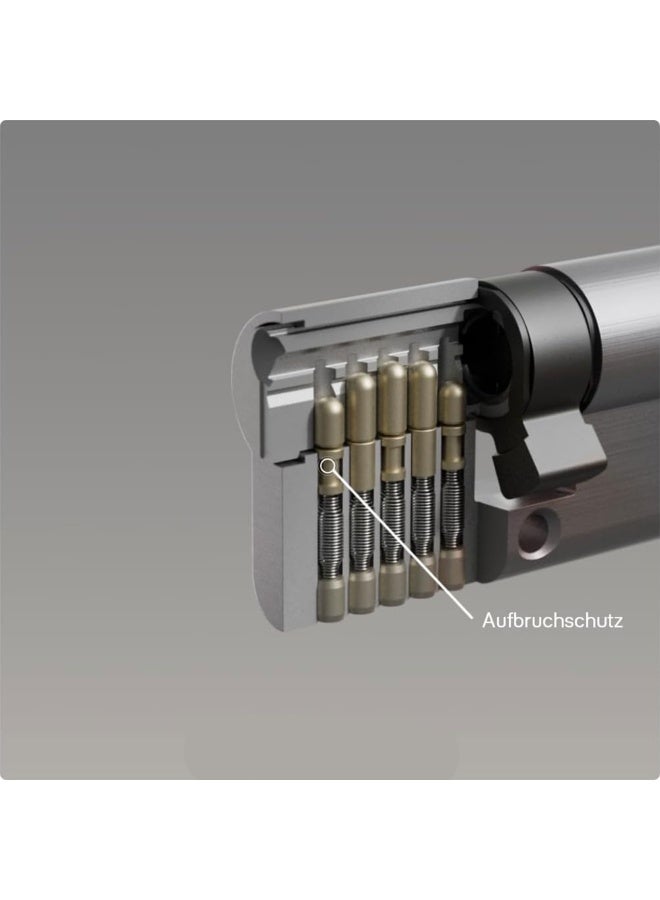 درافل أسطوانة قفل باب أمان دورافيل، مقاس 50 مم، مدخل جانبي مزدوج، تصميم أوروبي، مع 5 مفاتيح، قلب قفل احترافي للمنزل والمكتب - Image 5