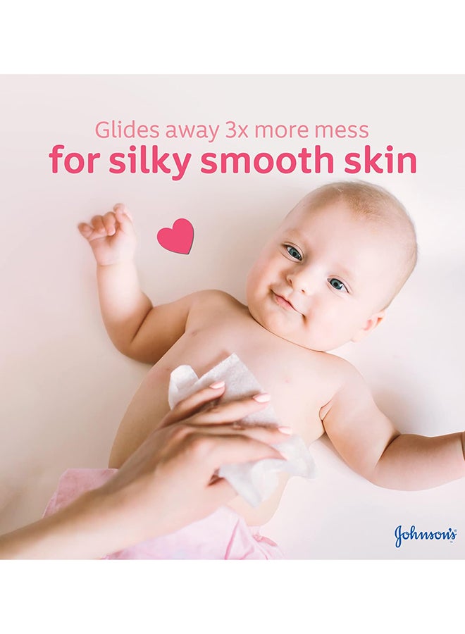 جونسون آند جونسون Johnson's Baby Gentle All Over Wipes – Super Saver Pack 8 + 4 Free, 12x72, 864 Wipes - Image 2