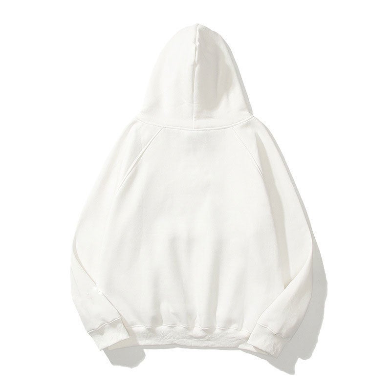 2024 Autumn Winter Unisex Hoodie Casual Loose Fit Sweatshirt camel ribbon logo  - Image 2