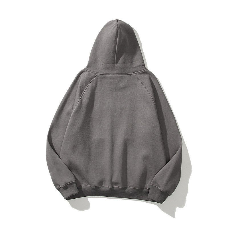 2024 Autumn Winter Unisex Hoodie Casual Loose Fit Sweatshirt camel ribbon logo  - Image 4
