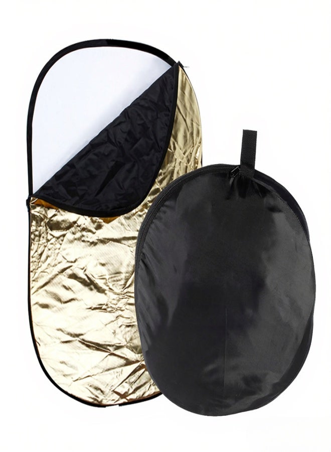 24" * 36" / 60* 90cm 5 in 1(Gold, Silver, White, Black, Translucent) Multi Portable Collapsible Studio Photo Photography Light Reflector