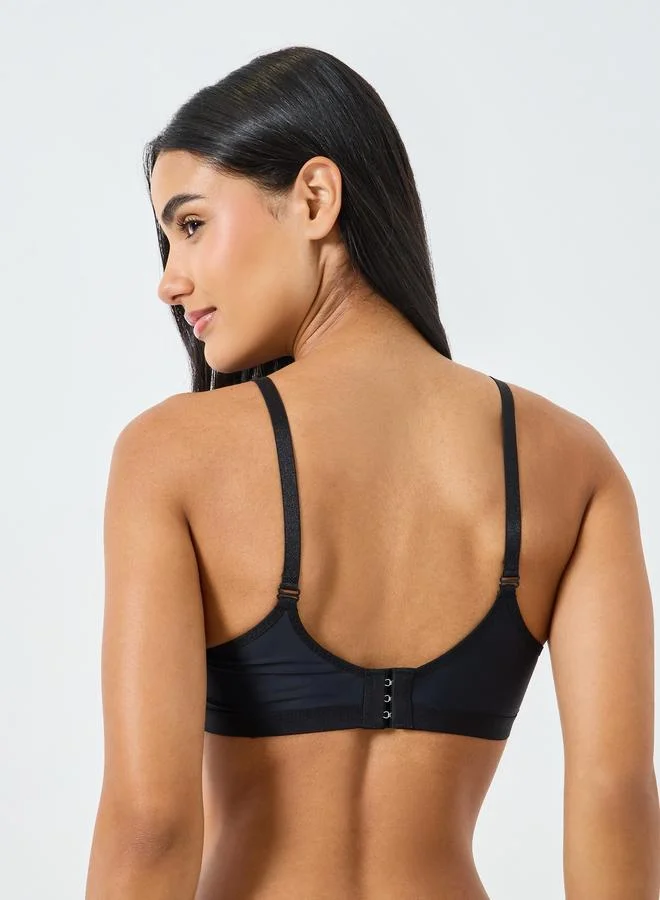 Styli  Pack of 2 - Padded T-Shirt Bra for Women | Best Price UAE