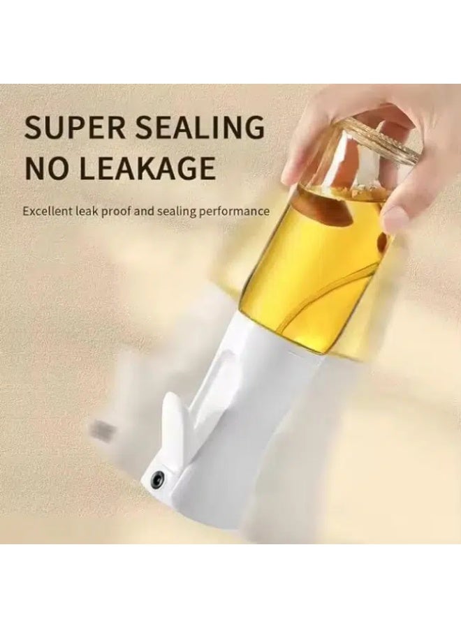 Danny Home Large Oil Spray Glass Bottle-200ml-(Black color) - Image 2