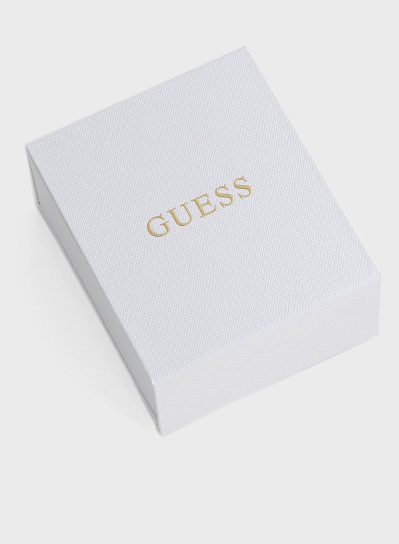 GUESS Crystal Detail Long Necklace - Image 4