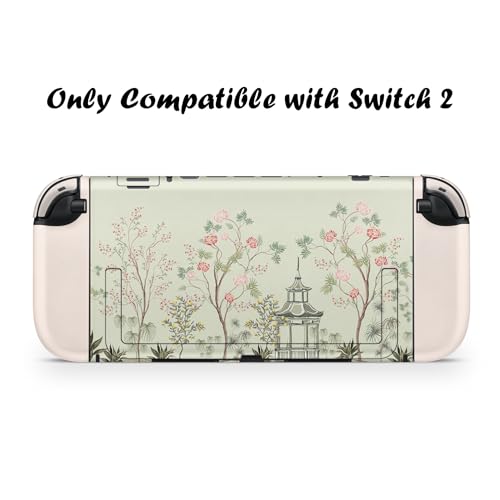 Tacky Design Japanese Cherry Blossom Skin Compatible with Nintendo Switch 2 Skin Wrap Cover, Pink wrap for Nintendo Switch 2 Cover, Premium 3M Vinyl (Switch 2 (2025)) - Image 4