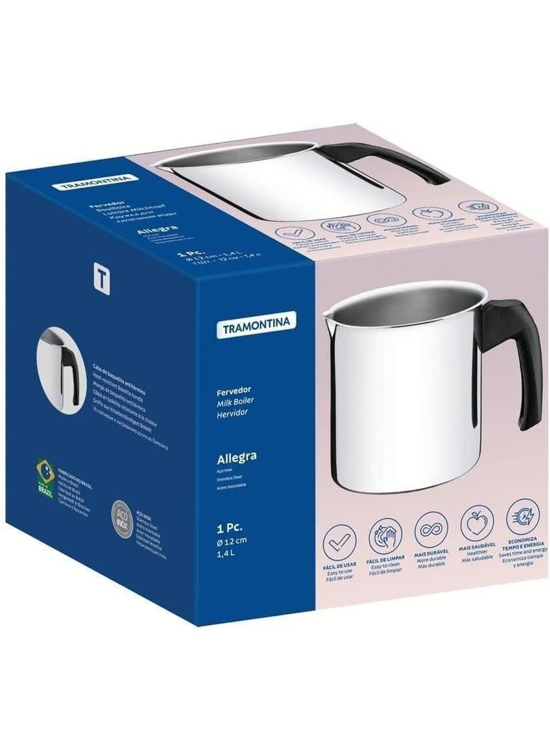 TRAMONTINA Tramontina Allegra 12cm 1.4L Stainless Steel Multipurpose Boiler with Bakelite Handle  - Image 2