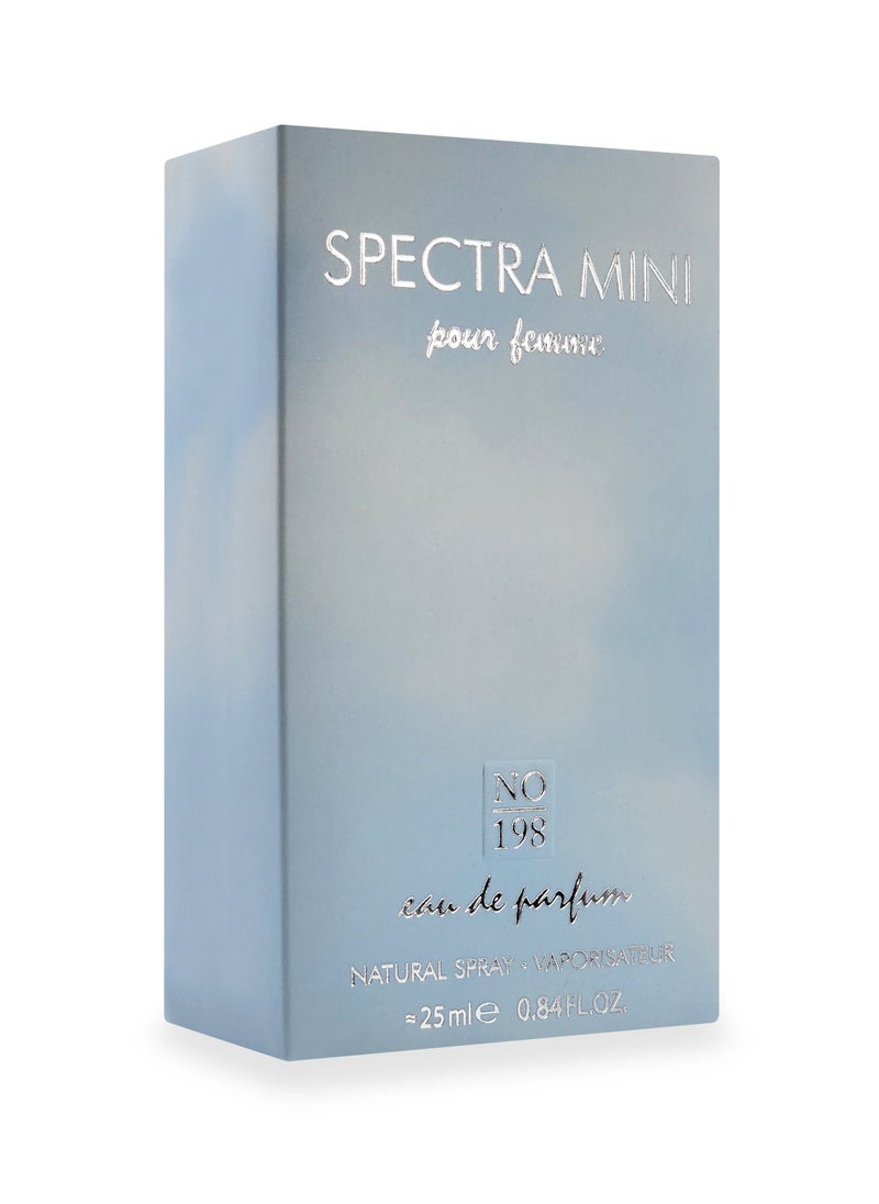 MINI SPECTRA - Mini 198 Pour Femme Eau De Parfum For Women - 25ml - Image 1
