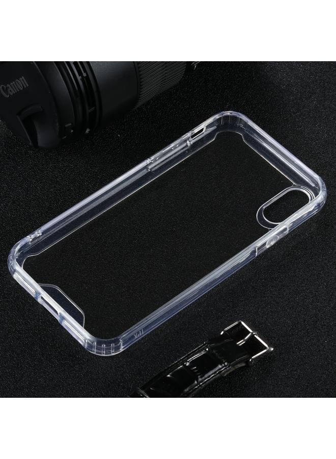 اس-توب جراب لهاتف iPhone X / XS جراب شفاف مقاوم للصدمات من مادة TPU + PC بأربع زوايا - Image 2