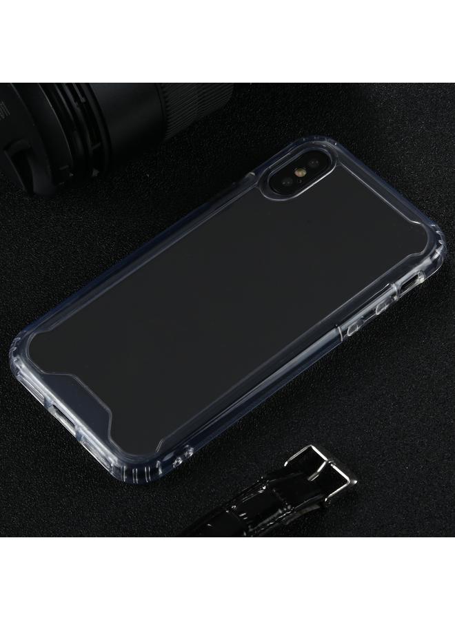 اس-توب جراب لهاتف iPhone X / XS جراب شفاف مقاوم للصدمات من مادة TPU + PC بأربع زوايا - Image 4