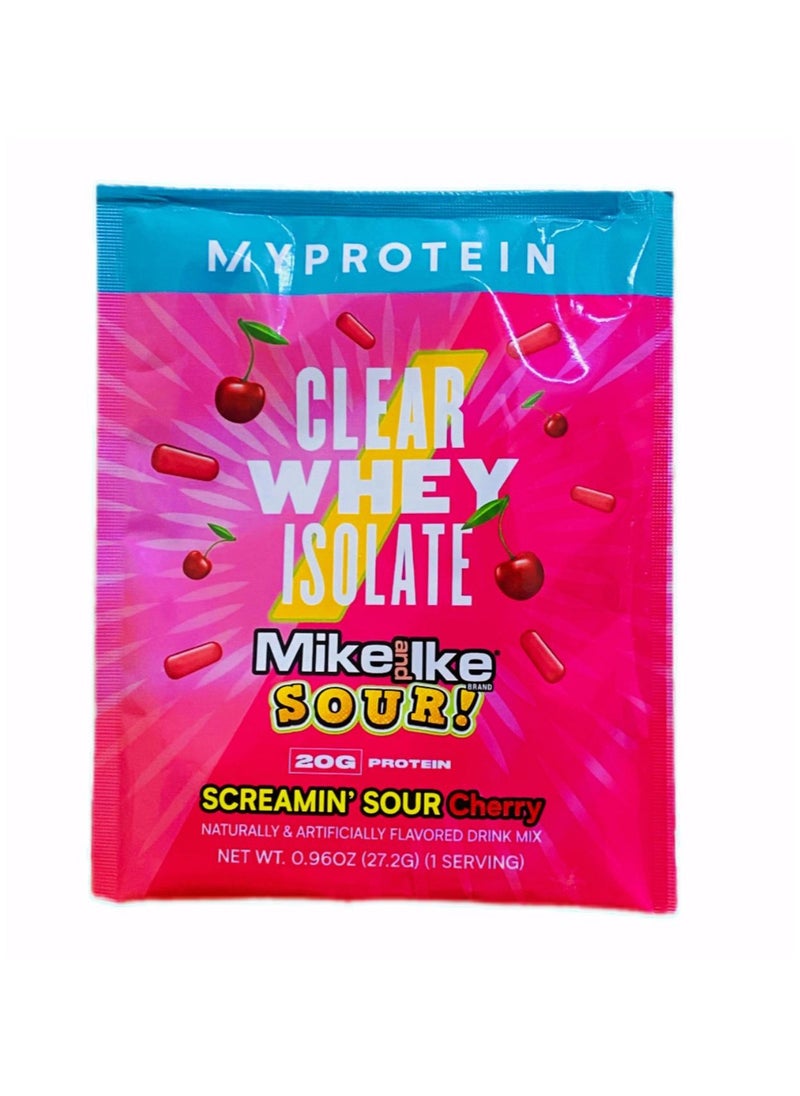 Myprotein - Clear Whey Isolate Screamin Sour Cherry Flavour 27.2 g 1 Serving - Image 1