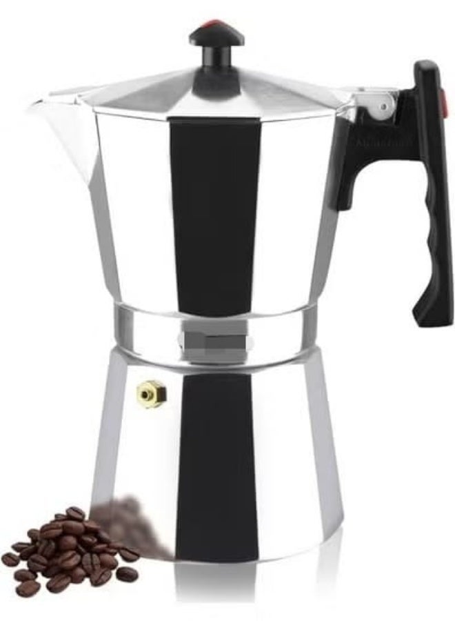 ماكينة تحضير القهوة من الالومنيوم المصبوب توضع على البوتاجاز بسعة 9 اكواب